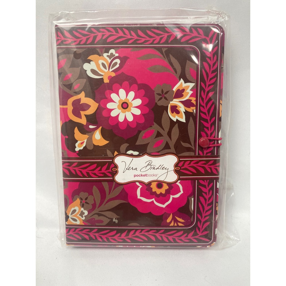 Vera Bradley Carnaby Pocket Folio PocketBooks New Sealed Note Pad Organizer